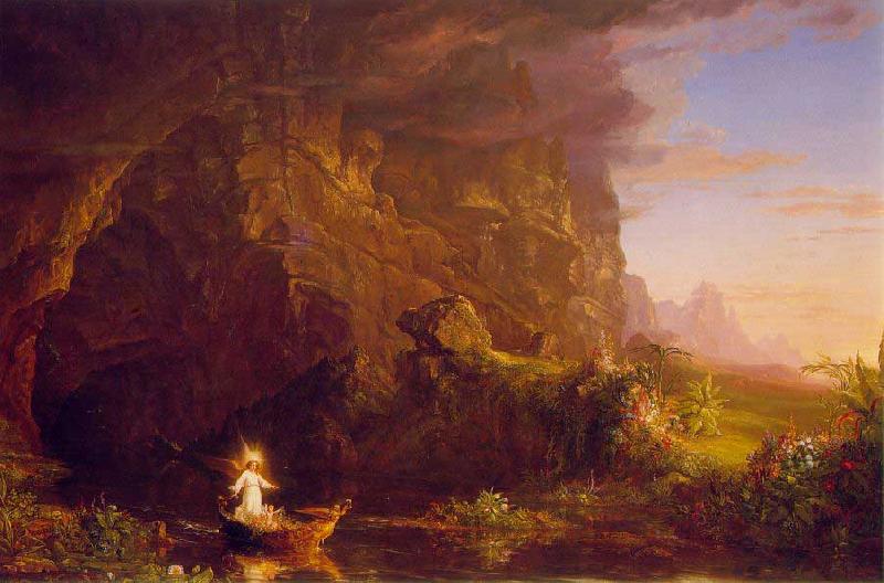 Thomas Cole The Voyage of Life: Childhood Germany oil painting art